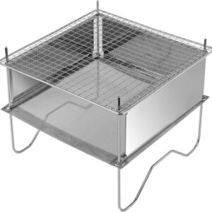 ＼任意2個で300円OFF／焚き火台 コンパクト BBQグリル キャンプ 焚き火台 キャンプ 焚き火 ステンレス製 1-2人用 焚火台 アウトドア バーベキューコンロ 焚き火台 ソロ 折りたたみ バー