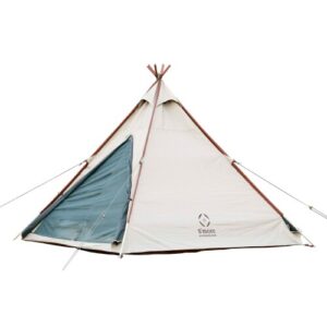 S'more(スモア) A-Base tent ソロテント ティピーテント テント ティピ tipi 収納バッグ付き ソロキャンプ 1~2人用 キャンプ 防水 UPF50+ ポリエステル