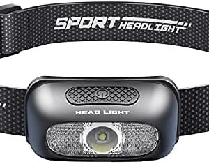 ヘッドライト USB充電式 5種点灯モード 40g超軽量