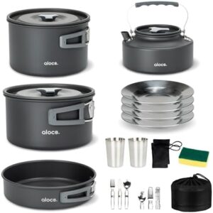 Alocs 20点キャンプ調理器具セット 2-4人用