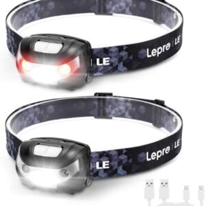 Lepro ヘッドライト 充電式 300lm USB-C