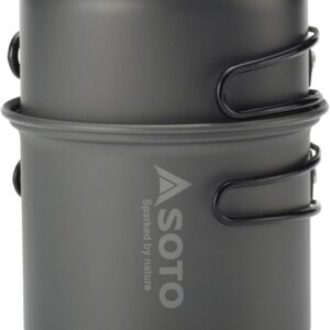 SOTO アルミクッカーセット 2点 デュオ向け メッシュ収納袋付