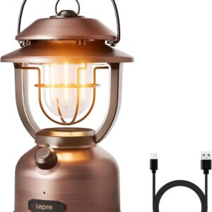 Lepro LEDランタン Type-C充電式 15000mAh レトロデザイン