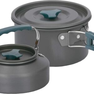 武田コーポレーション アウトドア調理器セット 2点 グレー コンパクト