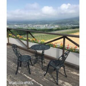 ガーデンテーブル ガーデンチェア 椅子 セット おしゃれ 格安 屋外 カフェ テラス ガーデン 庭 ベランダ バルコニー キャンプ アウトドア 2人 椅子2脚 座面高40