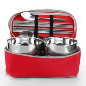 【時限特恵！最低3023円！】キャンプ 食器 アウトドア 食器セット 皿 スプーン 箸 旅行用 携帯便利 収納バ　2人用　4人用 ステンレス クッカーセット bbq