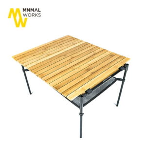 【ミニマルワークス】MOCHA ROLL TABLE BAMBOO モカロールテーブル｜2人にちょうどいい木製テーブル