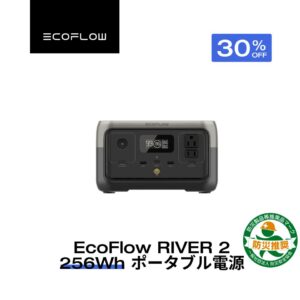 EcoFlow RIVER 2 ポータブル電源（2人のキャンプ・防災兼用）